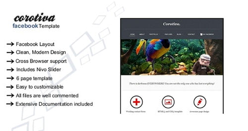 Corotiva - Facebook Business Template