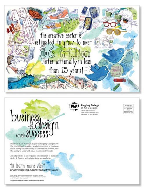 Typography Postcards