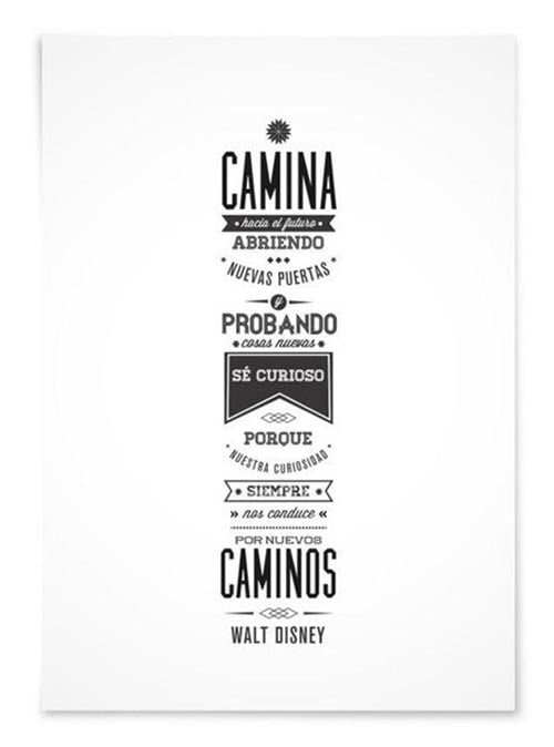Typography Postcards