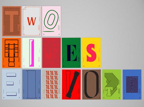 Typography Postcards