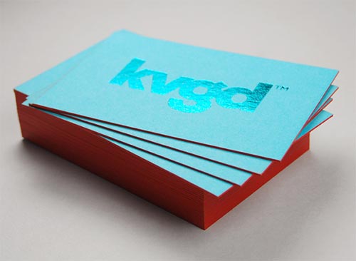 Thick Edge Business Cards