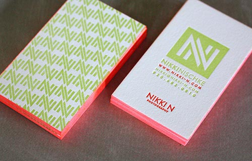 Thick Edge Business Cards