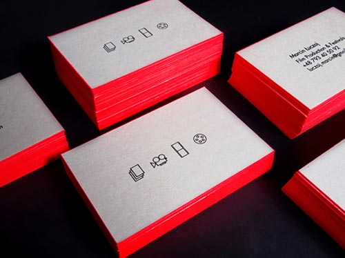 Thick Edge Business Cards