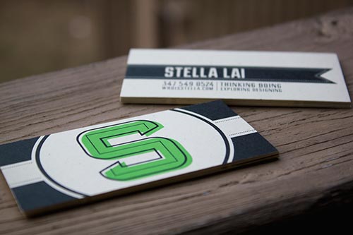 Thick Edge Business Cards