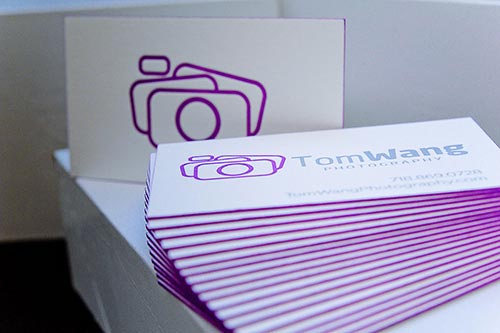 Thick Edge Business Cards
