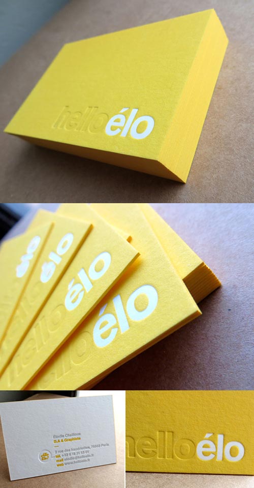 Thick Edge Business Cards