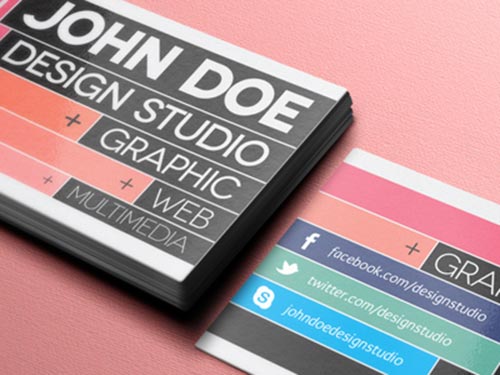 Double Sided business Cards Double Sided business Cards