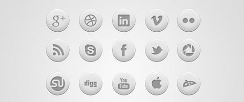 Free Minimal Social Icons Sets