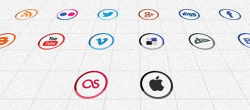 Free Minimal Social Icons Sets