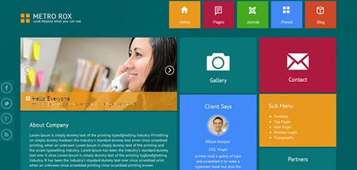 Metro Style WordPress Themes
