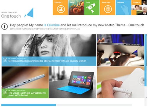 Metro Style WordPress Themes