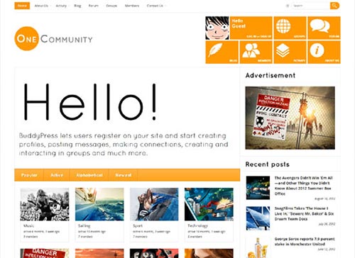 Metro Style WordPress Themes