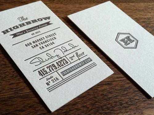 Vintage Business Card