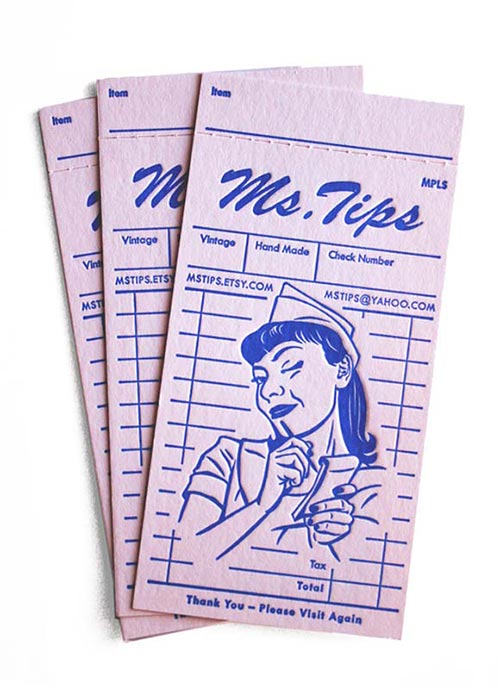 Vintage Business Card