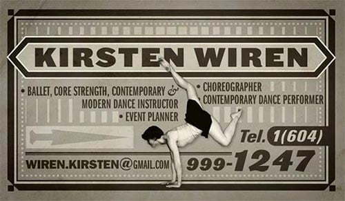Vintage Business Card