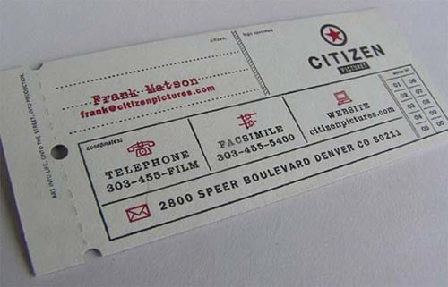 Vintage Business Card