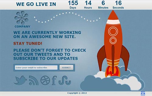 Coming Soon and Under Construction Templates