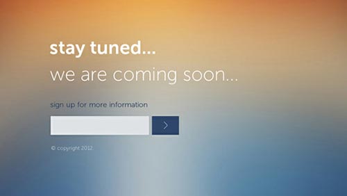 Coming Soon and Under Construction Templates