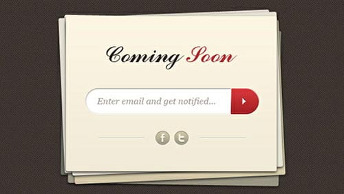 Coming Soon and Under Construction Templates