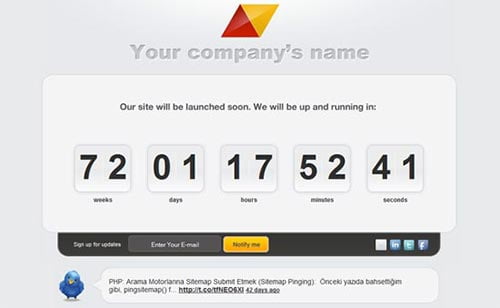 Coming Soon and Under Construction Templates