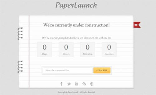 Coming Soon and Under Construction Templates