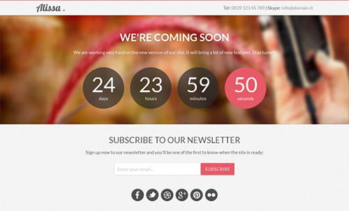 Coming Soon and Under Construction Templates