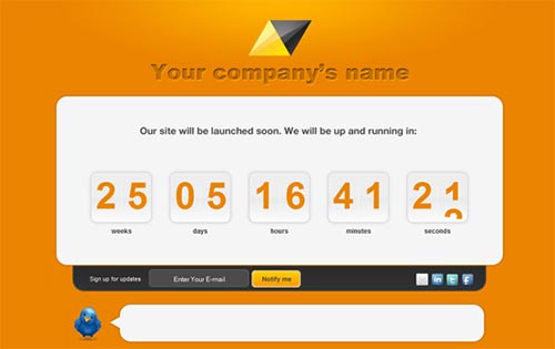 Coming Soon and Under Construction Templates