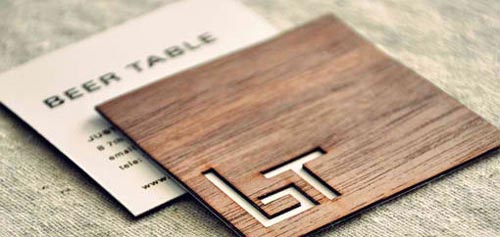 Laser Cut Business Cards