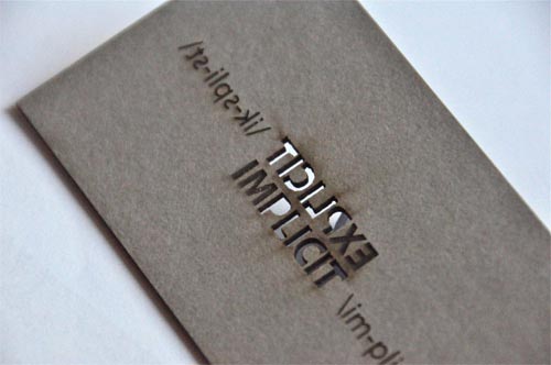 Laser Cut Business Cards