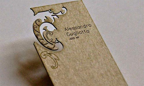 Laser Cut Business Cards