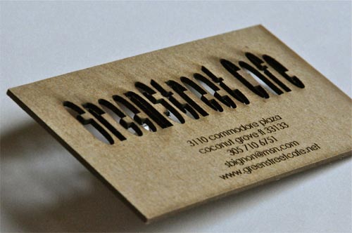 Laser Cut Business Cards