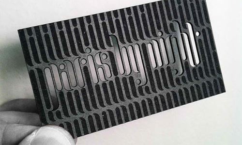 Laser Cut Business Cards