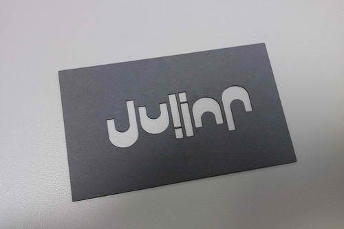 Laser Cut Business Cards