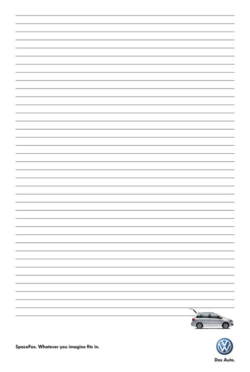 Minimalist Print Ads