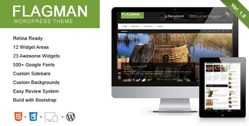 Flagman - Retina Responsive News WordPress Theme - Blog / Magazine WordPress