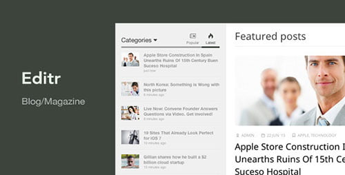 Editr - Blog/Magazine WordPress Theme - Blog / Magazine WordPress