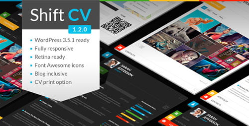 ShiftCV - Blog \ Resume \ Portfolio \ WordPress - Personal Blog / Magazine