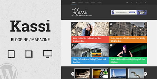 Kassi - WordPress Blogging Theme - Blog / Magazine WordPress