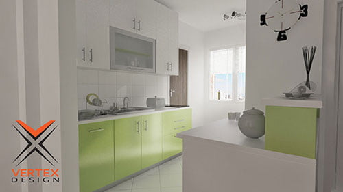 Kitchen Design Ready for Rendering