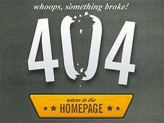 Error 404 Page Designs