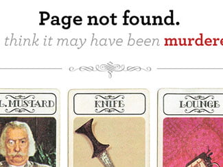 Error 404 Page Designs