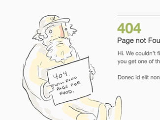 Error 404 Page Designs