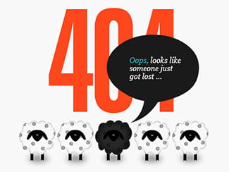 Error 404 Page Designs