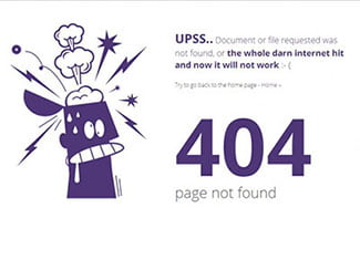 Error 404 Page Designs