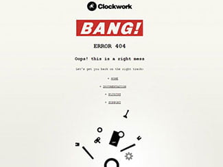 Error 404 Page Designs