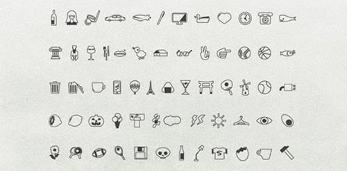 Free Monochrome Web Icon Set