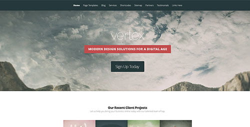 Vertex Stunning WordPress Theme