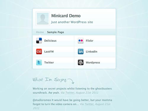 Inspiring vCard WordPress Themes Inspiring vCard WordPress Themes