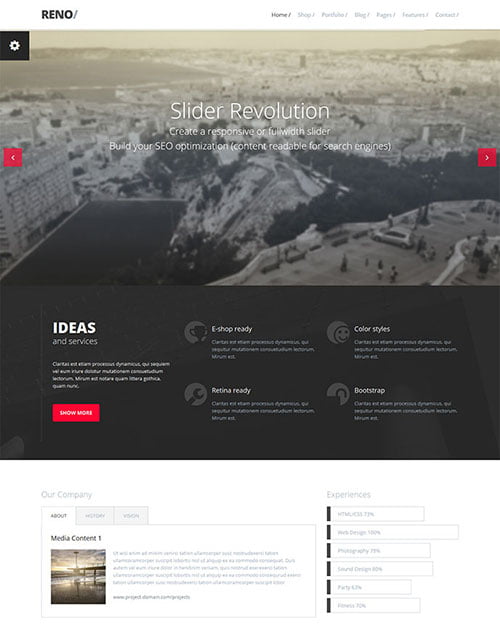 Bootstrap 3 Templates