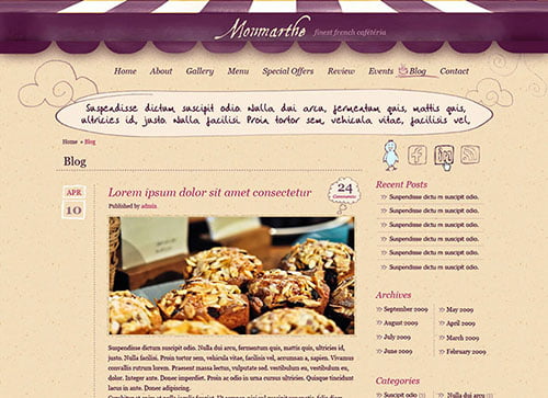 Cafe and Restaurant Templates Cafe and Restaurant Templates